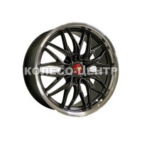 Cast Wheels CW004 8x18 5x112 ET38 DIA66,6 (black machined lip)