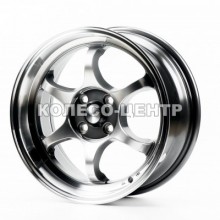 Cast Wheels CW6088 7x16 4x100 ET35 DIA73,1 (hyper black lip polished)