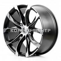 Cast Wheels CWV086 10x22 5x150 ET40 DIA110,1 (satin black full machined)