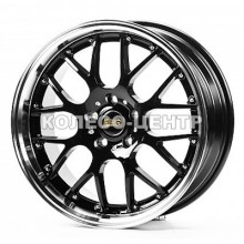 Flow Forming FF0071 8,5x18 5x120 ET35 DIA72,6 (hyper black machined lip)