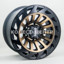 GT LGS28 9x17 5x139,7 ET0 DIA110,5 (matt black bronze lip) Колесо-Центр Запорожье