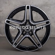 Mercedes OEM A2134016300 8x18 5x112 ET43 DIA66,6 (black polished)