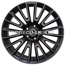 Mercedes OEM A4654011000 10x22 5x130 ET36,1 DIA84,1 (black polished)