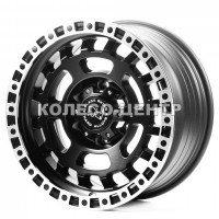 Off Road Wheels OW1697 8,5x17 6x139,7 ET0 DIA110,1 (matt black lip polished)