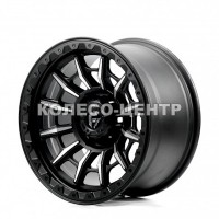 Off Road Wheels OW1743 9x17 6x139,7 ET-10 DIA110,1 (matt black machined face)