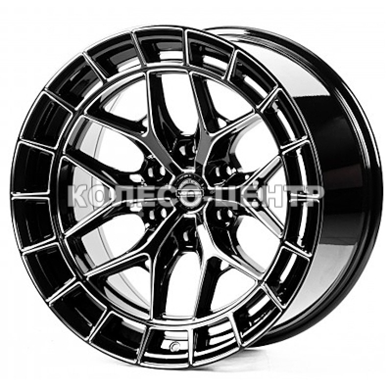 Off Road Wheels OW1986 10x20 6x139,7 ET-10 DIA110,1 (gloss black milling) Колесо-Центр Запоріжжя