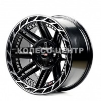 Off Road Wheels OW8128 10x20 6x135/139,7 ET-18 DIA106,1 (matt black machined lip)