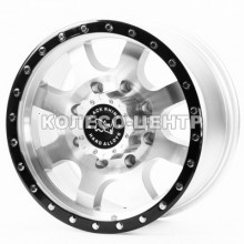 Off Road Wheels OW934 9x17 8x180 ET0 DIA124,3 (polished black lip)