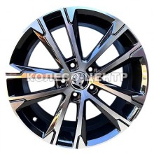 Replica (7056) 7x17 5x112 ET49 DIA57,1 (black)