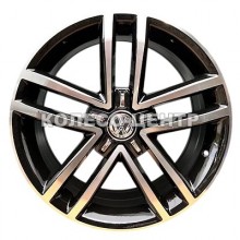 Replica (7093) 7x17 5x112 ET43 DIA57,1 (black)