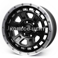 Replica (F0234) 9x18 6x139,7 ET18 DIA106,1 (satin black lip polished)