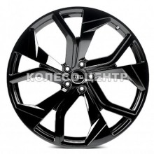 Replica Audi (A1637) 10x22 5x112 ET21 DIA66,6 (gloss black)