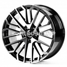 Replica Audi (A196833) 8,5x19 5x112 ET35 DIA (gloss black machined face)