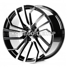 Replica Audi (A19816) 8,5x19 5x112 ET32 DIA (gloss black machined face)