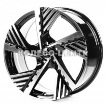 Replica Audi (A19936) 8x19 5x112 ET45 DIA57,1 (gloss black machined face)