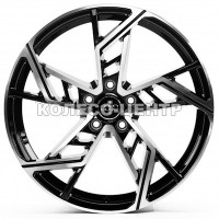 Replica Audi (A3207) 8,5x19 5x112 ET35 DIA66,6 (gloss black machined face)