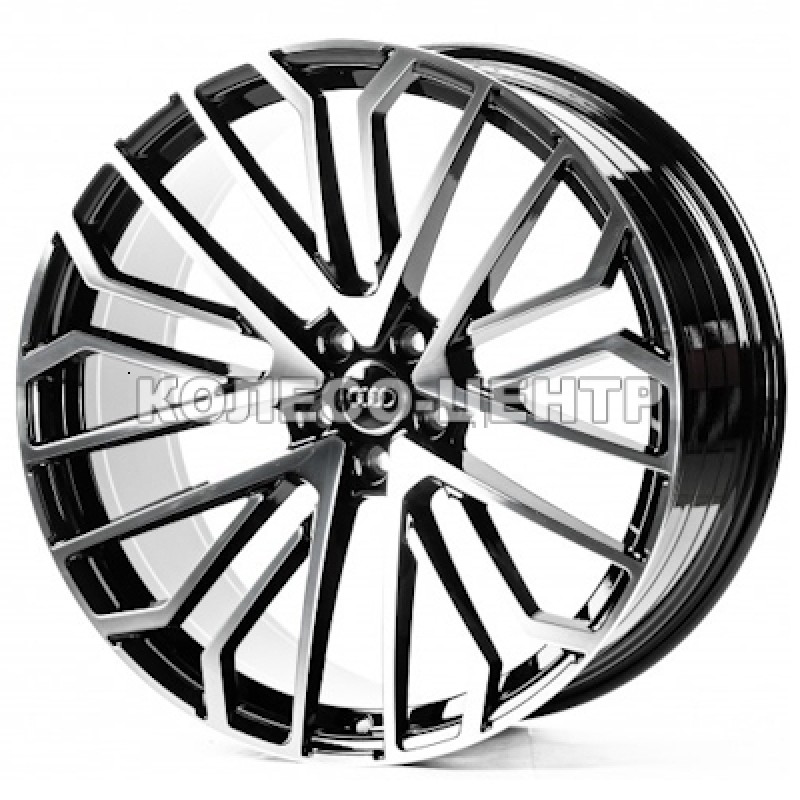Replica Audi (A3386) 10x22 5x112 ET25 DIA66,6 (black machined face) Колесо-Центр Запоріжжя