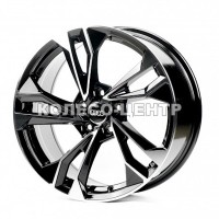 Replica Audi (A5493) 8,5x19 5x112 ET39 DIA66,6 (gloss black machined face)