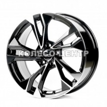 Replica Audi (A5493) 8,5x19 5x112 ET39 DIA66,6 (gloss black machined face)