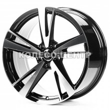 Replica Audi (A5553) 8,5x19 5x112 ET39 DIA (gloss black machined face)