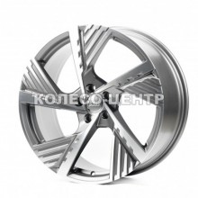 Replica Audi (A5639) 9x20 5x112 ET38 DIA66,6 (gloss grey machined face)
