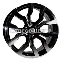 Replica Audi (A60) 8x18 5x112 ET35 DIA66,6 (black machined face)