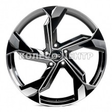 Replica Audi (A633) 9,5x22 5x112 ET31 DIA66,6 (gloss black machined face)