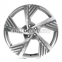 Replica Audi (A639) 9,5x22 5x112 ET36 DIA66,6 (gloss grey machined face)