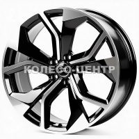 Replica Audi (AU148) 10x23 5x112 ET20 DIA66,6 (black machined face)
