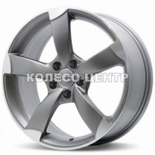 Replica Audi (AU6101) 9x20 5x112 ET35 DIA66,6 (grey machined face)