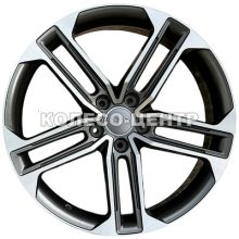 Replica Audi (AU6104) 8,5x19 5x112 ET35 DIA66,6 (gun metal machined face)