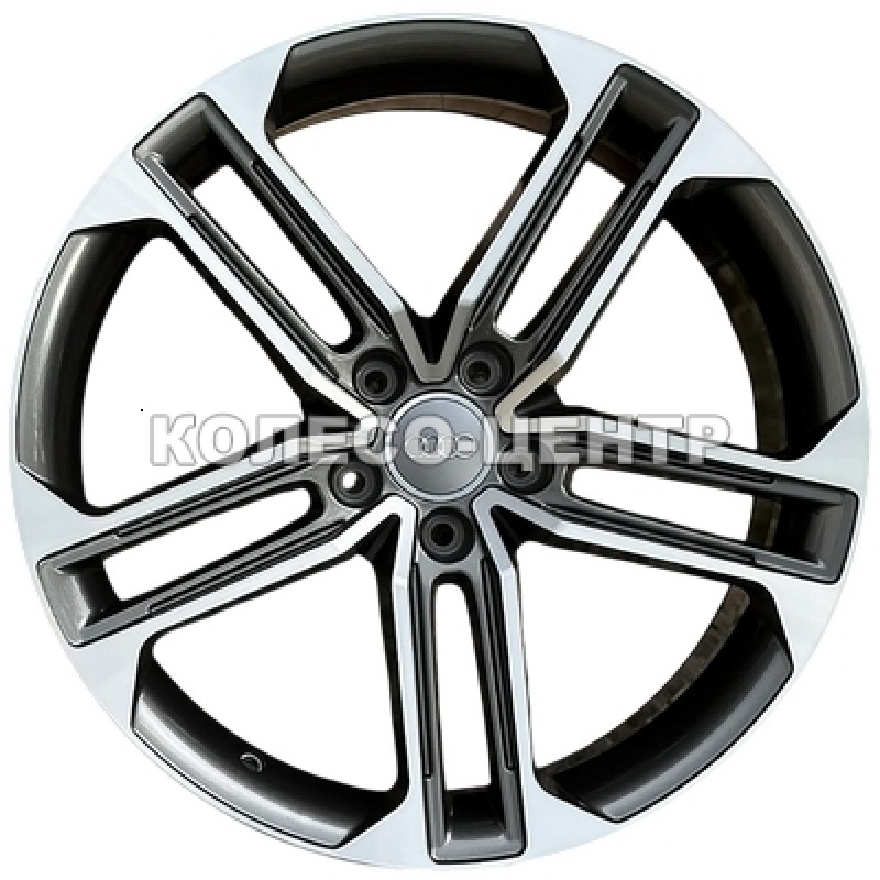 Replica Audi (AU6104) 8,5x19 5x112 ET35 DIA66,6 (gun metal machined face) Колесо-Центр Запоріжжя