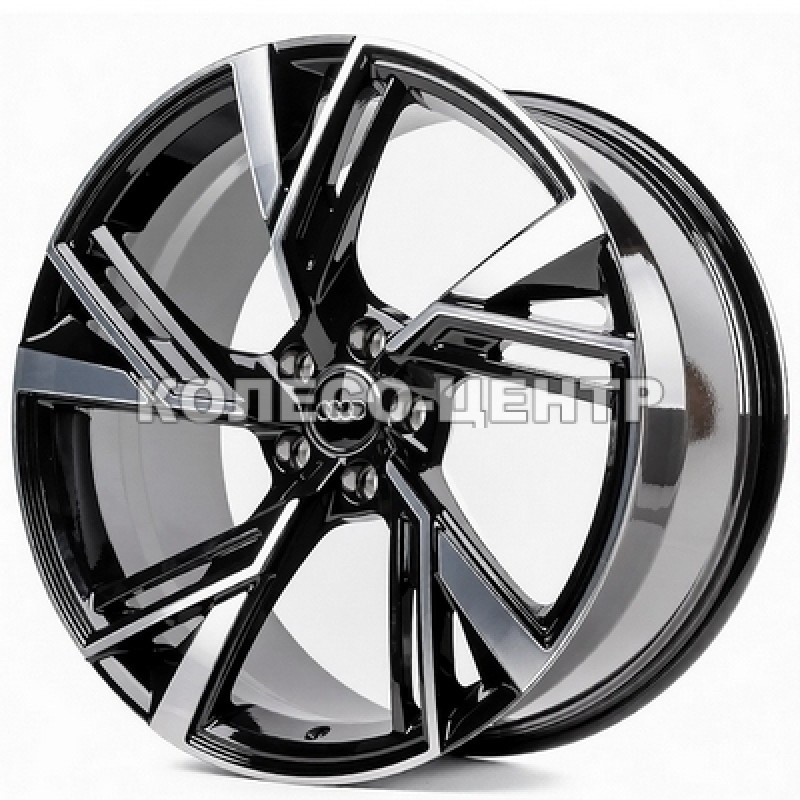 Replica Audi (AU6105) 9x20 5x112 ET25 DIA66,6 (black machined face) Колесо-Центр Запоріжжя