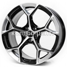 Replica Audi (FF117) 8x18 5x112 ET35 DIA66,6 (hyper black)