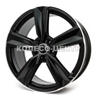 Replica Audi (RB1397) 9x20 5x112 ET30 DIA66,6 (matt black lip polished)
