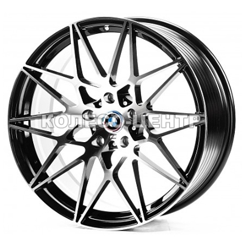 Replica BMW (B0231) 8,5x19 5x112 ET30 DIA66,6 (gloss black machined face) Колесо-Центр Запоріжжя