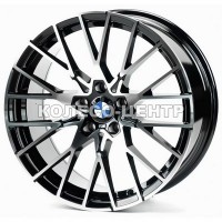 Replica BMW (B0279) 8,5x19 5x120 ET34 DIA72,6 (gloss black machined face)