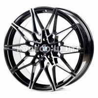 Replica BMW (B0293) 9,5x19 5x120 ET40 DIA72,6 (gloss black polished face dark tinted)