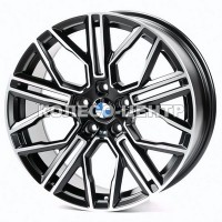 Replica BMW (B0312) 9,5x19 5x120 ET40 DIA72,6 (black machined face)