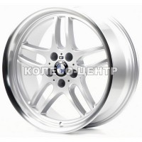 Replica BMW (B141) 8x17 5x120 ET18 DIA74,1 (silver lip polished)