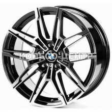 Replica BMW (B1677) 8x18 5x112 ET25 DIA66,6 (gloss black machined face)
