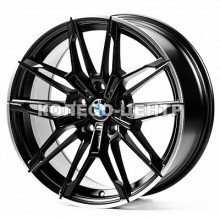 Replica BMW (B18492) 8x18 5x120 ET34 DIA72,6 (satin black lip polished)