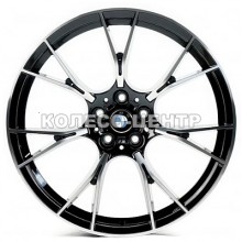 Replica BMW (B2111) 8x19 5x120 ET30 DIA72,6 (gloss black machined face)