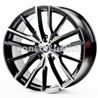 Replica BMW (B3075) 9x20 5x112 ET35 DIA66,6 (gloss black machined face)