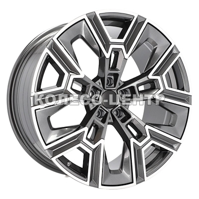 Replica BMW (B3446) 10x20 5x112 ET46 DIA66,6 (gun metal machined face) Колесо-Центр Запоріжжя