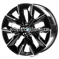 Replica BMW (B3447) 9x21 5x112 ET24 DIA66,6 (black machined face)