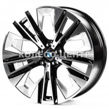 Replica BMW (B3521) 10x20 5x112 ET46 DIA66,6 (black machined face)