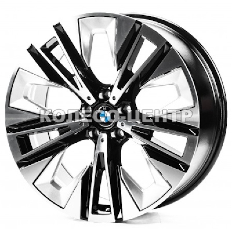 Replica BMW (B3521) 10x20 5x112 ET46 DIA66,6 (black machined face) Колесо-Центр Запоріжжя
