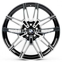 Replica BMW (B379) 8x19 5x120 ET25 DIA72,6 (black machined face)