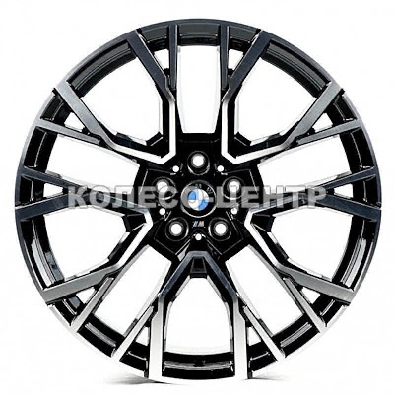 Replica BMW (B45) 10,5x21 5x120 ET43 DIA74,1 (black machined face) Колесо-Центр Запоріжжя